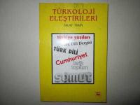 TÜRKOLOJİ ELEŞTİRİLERİ TÜRKOLOJİ ELEŞTİRİLERİ