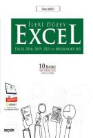 İleri Düzey Excel 2016, 2019, 2021 ve Microsoft 365 İleri Düzey Excel 2016, 2019, 2021 ve Microsoft 365