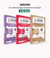 MÜESSİR İcra Müdürlüğü Sınavlarına Hazırlık 3'lü Set - 2026