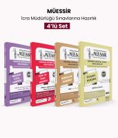 MÜESSİR İcra Müdürlüğü Sınavlarına Hazırlık 4'lü Set - 2026