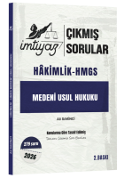 İmtiyaz Medeni Usul Hukuku - Çıkmış Sorular
