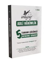 İmtiyaz Adli Hâkimlik 5'li Deneme
