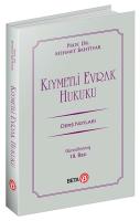 Kıymetli Evrak Hukuku Kıymetli Evrak Hukuku