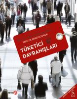 Tüketici Davranışları Tüketici Davranışları