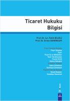 Ticaret Hukuku Bilgisi Ticaret Hukuku Bilgisi