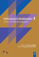Diferansiyel Denklemler 1 Diferansiyel Denklemler 1