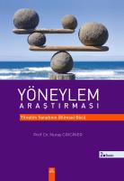 Yöneylem Araştırması Yöneylem Araştırması