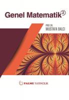 Genel Matematik 2 Genel Matematik 2