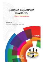 Çalışma Yaşamında Davranış Çalışma Yaşamında Davranış
