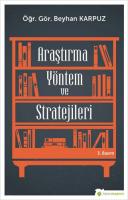 Araştırma Yöntem ve Stratejileri Araştırma Yöntem ve Stratejileri
