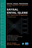 Sayısal Sinyal İşleme Sayısal Sinyal İşleme