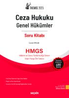 THEMIS – Ceza Hukuku Genel Hükümler Soru Kitabı THEMIS – Ceza Hukuku Genel Hükümler Soru Kitabı