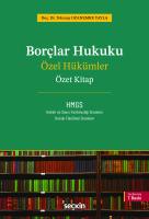 Borçlar Hukuku Özel Hükümler – Özet Kitap –