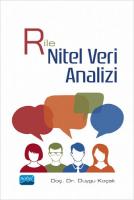 R ile Nitel Veri Analizi R ile Nitel Veri Analizi