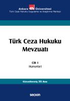 Türk Ceza Hukuku Mevzuatı Cilt:1 (Kanunlar)