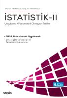 İstatistik – II İstatistik – II