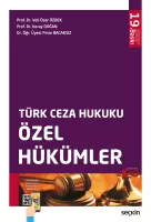 Türk Ceza Hukuku Özel Hükümler Türk Ceza Hukuku Özel Hükümler