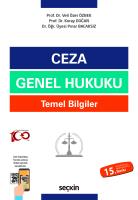 Ceza Genel Hukuku Temel Bilgiler Ceza Genel Hukuku Temel Bilgiler