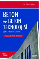 Beton ve Beton Teknolojisi (Deneyler İlaveli) Beton ve Beton Teknolojisi (Deneyler İlaveli)