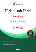 Themis – Türk Hukuk Tarihi Soru Kitabı Themis – Türk Hukuk Tarihi Soru Kitabı