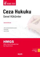 THEMIS – Ceza Hukuku Genel Hükümler Konu Kitabı THEMIS – Ceza Hukuku Genel Hükümler Konu Kitabı