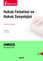 THEMIS – Hukuk Felsefesi ve Hukuk Sosyolojisi Konu Kitabı