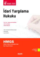 THEMIS – İdari Yargılama Hukuku Konu Kitabı THEMIS – İdari Yargılama Hukuku Konu Kitabı