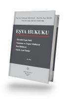 Eşya Hukuku Eşya Hukuku