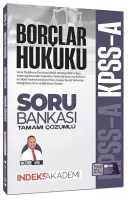 KPSS A Grubu Borçlar Hukuku Soru Bankası Çözümlü