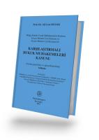 KARŞILAŞTIRMALI HUKUK MUHAKEMELERİ KANUNU KARŞILAŞTIRMALI HUKUK MUHAKEMELERİ KANUNU
