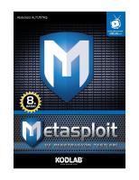 METASPLOIT ve PENETRASYON TESTLERİ METASPLOIT ve PENETRASYON TESTLERİ