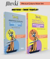 MEVKİ Anayasa ve İdari Teşkilat  Mevzuat Çalışma Kitabı Seti MEVKİ Anayasa ve İdari Teşkilat  Mevzuat Çalışma Kitabı Seti