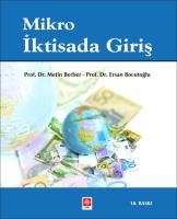 Mikro İktisada Giriş Mikro İktisada Giriş