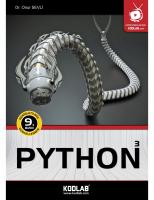 PYTHON 3 EĞİTİM KİTABI