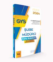 Şube Müdürü Ünvanı Konu Anlatım Kitabı