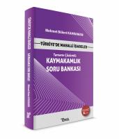 Kaymakamlık Soru Bankası Türkiye'de Mahalli İdareler Kaymakamlık Soru Bankası Türkiye'de Mahalli İdareler