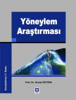Yöneylem Araştırması Yöneylem Araştırması