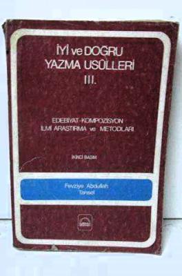 İYİ VE DOĞRU YAZMA USULLERİ III