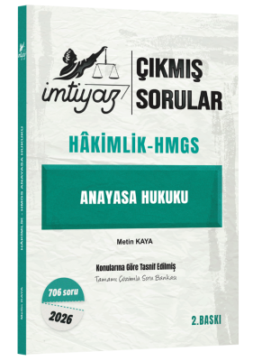 İmtiyaz Anayasa Hukuku - Çıkmış Sorular Metin Kaya
