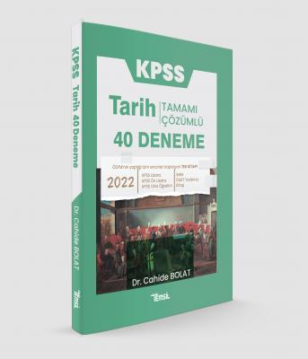 KPSS Tarih Tamamı Çözümlü 40 Deneme Cahide Bolat