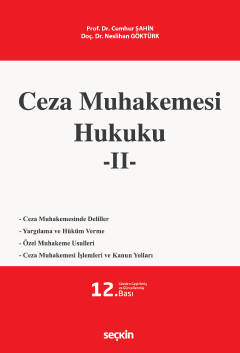 Ceza Muhakemesi Hukuku – II Cumhur Şahin