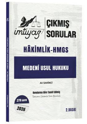İmtiyaz Medeni Usul Hukuku - Çıkmış Sorular Ali Sakinci