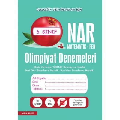 6. Sınıf Nar Olimpiyat Denemeleri Matematik - Fen Komisyon