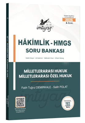 İMTİYAZ Milletlerarası Hukuk - Milletlerarası Özel Hukuk Soru Bankası