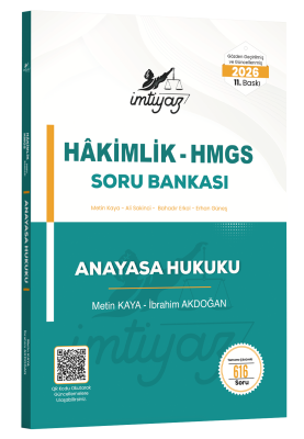 İMTİYAZ ANAYASA HUKUKU SORU BANKASI