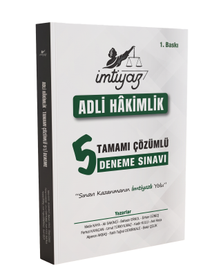 İmtiyaz Adli Hâkimlik 5'li Deneme