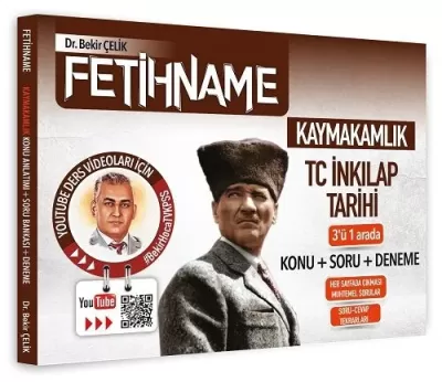 Kaymakamlık FETİHNAME TC İnkılap Tarihi Konu-Soru-Deneme 3 ü 1 Arada