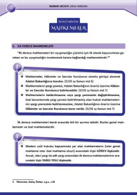 KARAR Medeni Usûl Hukuku Konu Anlatımı Kitabı Sertkan Erdurmaz