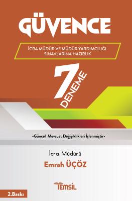 GÜVENCE İcra Müdürlüğü ve Müdür Yardımcılığı Sınavlarına Hazırlık 7 De