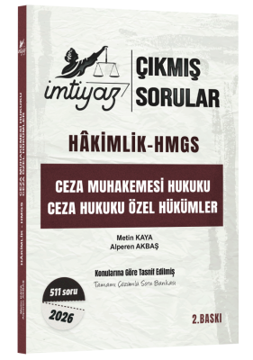 İmtiyaz Ceza Muhakemesi Hukuku Ceza Hukuku Özel Hükümler - Çıkmış Soru